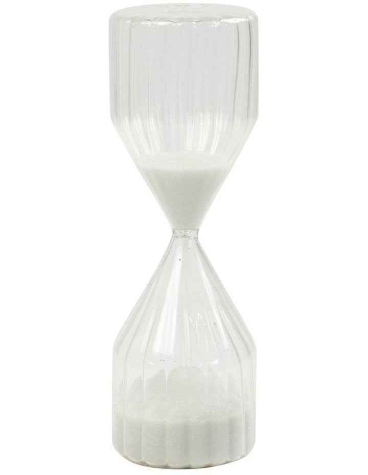 Decora Hour Glass 7x22cm in White