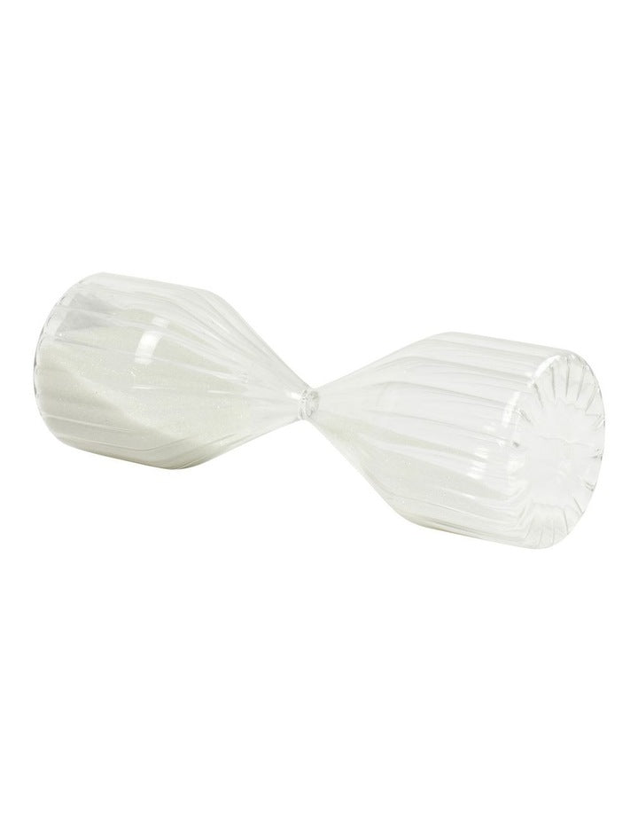 Decora Hour Glass 7x22cm in White