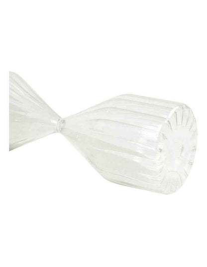 Decora Hour Glass 7x22cm in White