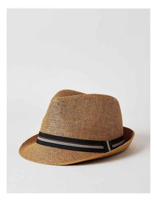 Trilby Hat in Brown