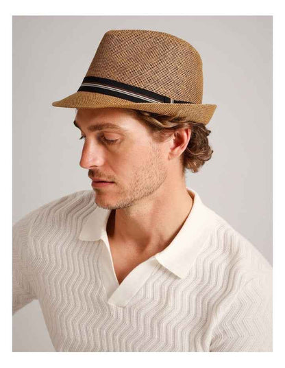 Trilby Hat in Brown