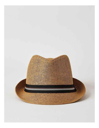 Trilby Hat in Brown