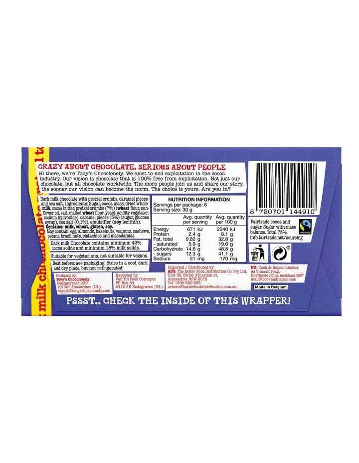 Dark Milk Pretzel Toffee (180g)