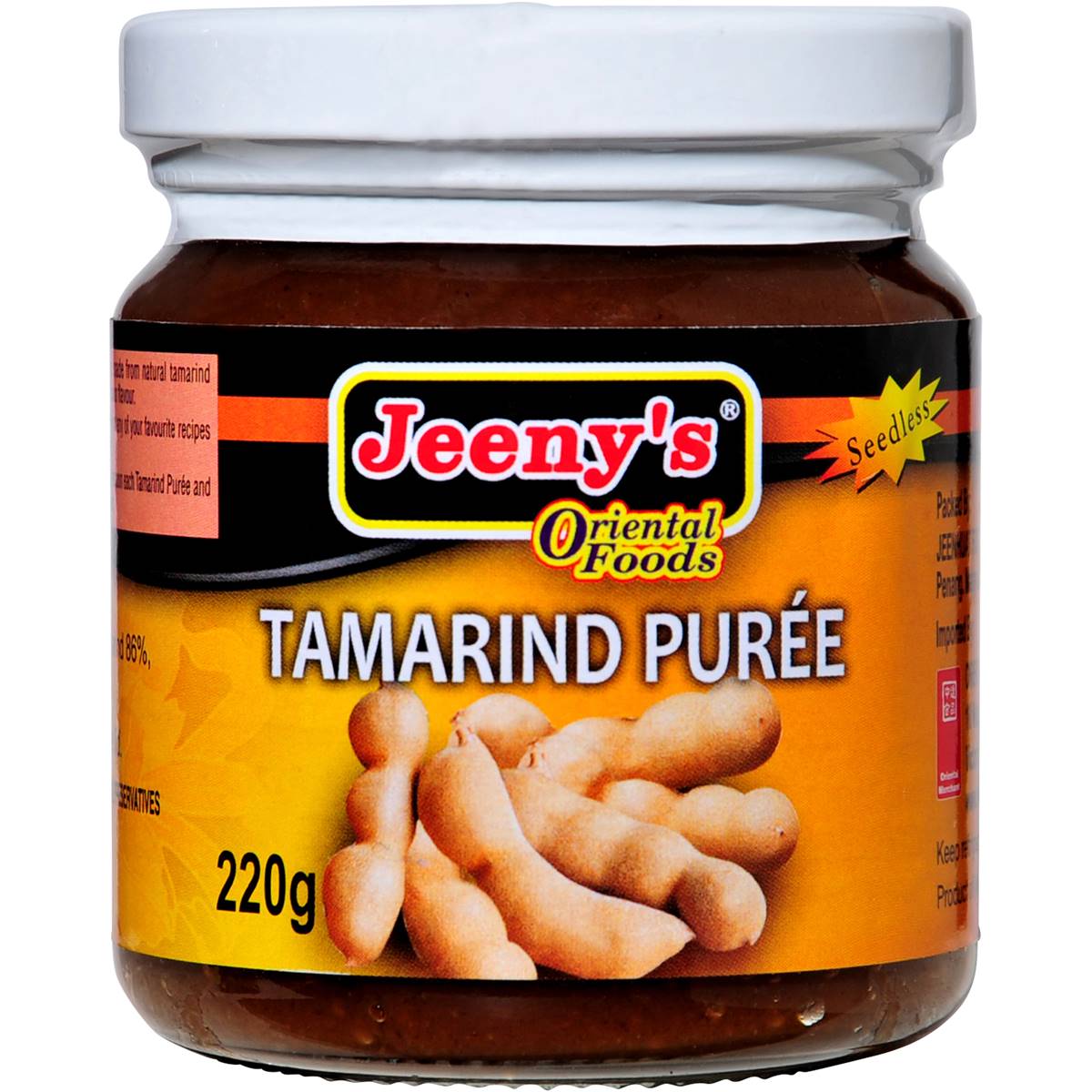 Jeeny's Ingredients Puree Tamarind 220g