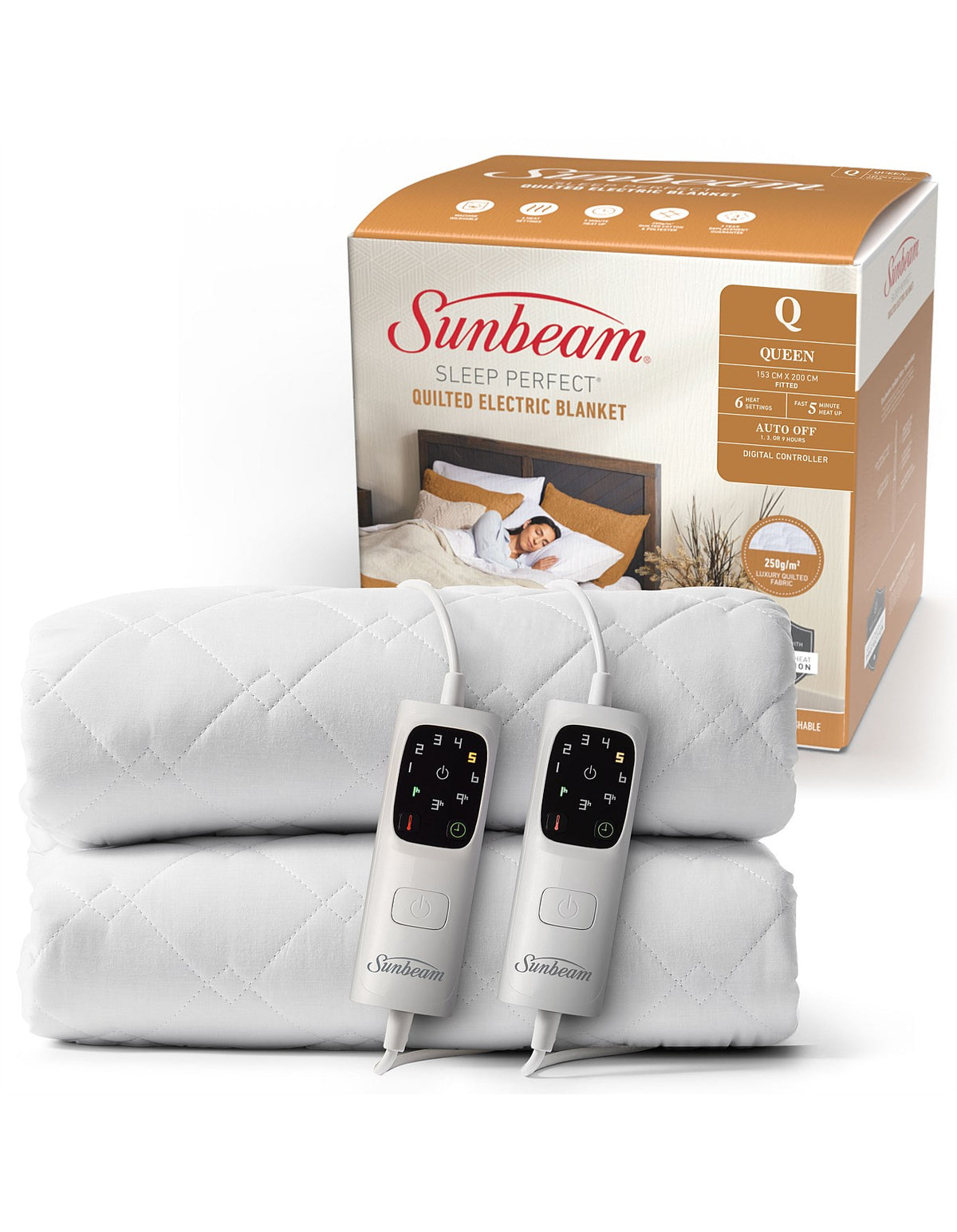 Sleep Perfect Quilted Anti-Bacterial - Queen