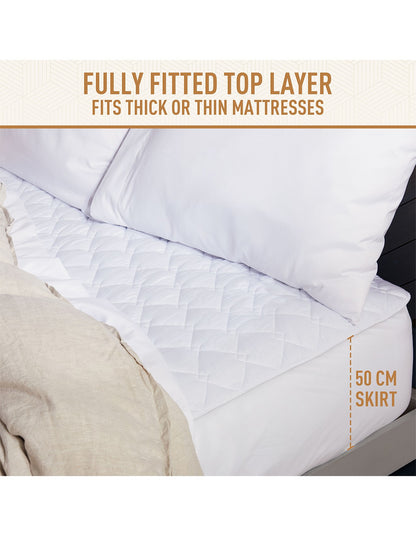 Sleep Perfect Quilted Anti-Bacterial - Queen