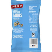Parker's Pretzels Minis Entertaining Size Party Bag Salted 225g