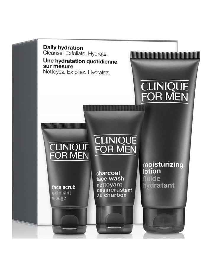 Daily Hydration 3 Piece Set  - Cleanse. Exfoliate. Hydrate