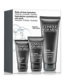 Daily Oil-Free Hydration 3 Piece Set - Cleanse. Exfoliate. Hydrate