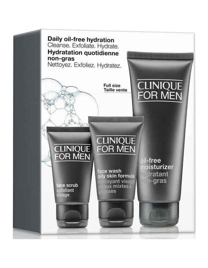 Daily Oil-Free Hydration 3 Piece Set - Cleanse. Exfoliate. Hydrate