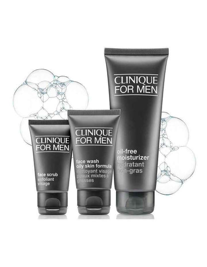 Daily Oil-Free Hydration 3 Piece Set - Cleanse. Exfoliate. Hydrate