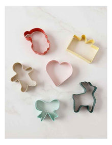 Christmas Cookie Cutter Set of 6 in Multi
