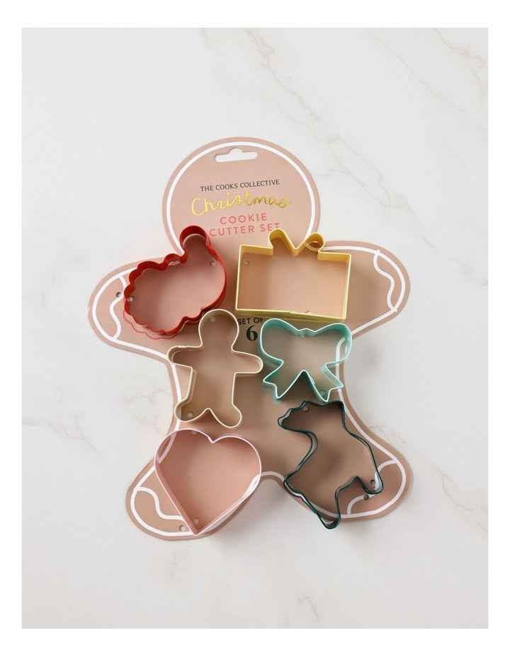 Christmas Cookie Cutter Set of 6 in Multi