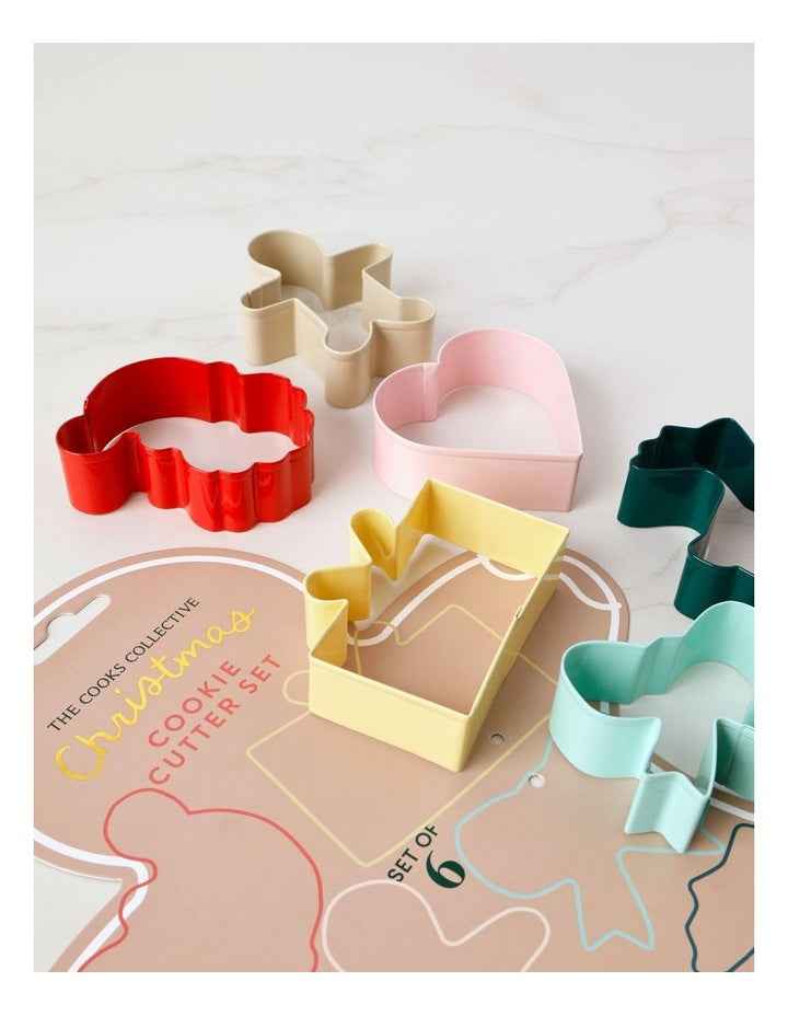 Christmas Cookie Cutter Set of 6 in Multi