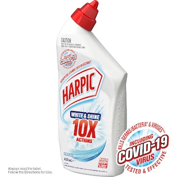 Harpic White & Shine Fresh Toilet Cleaner 450mL