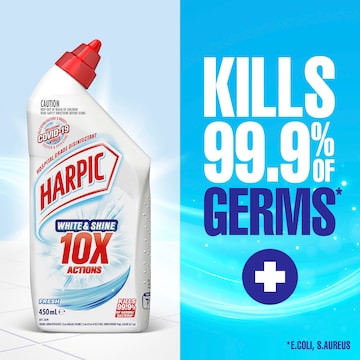 Harpic White & Shine Fresh Toilet Cleaner 450mL