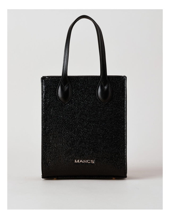 Aruba Mini Tote Bag in Black Combo
