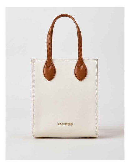 Aruba Mini Tote Bag in Vanilla Combo