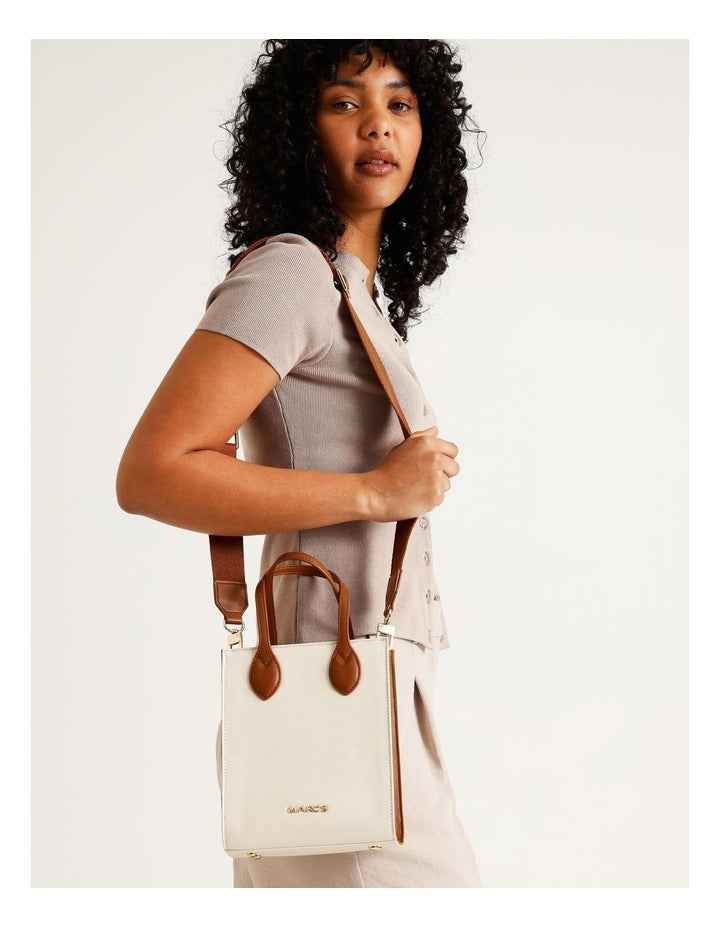 Aruba Mini Tote Bag in Vanilla Combo