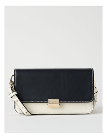 Lyon Shoulder Bag in Black/White Combo