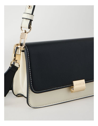 Lyon Shoulder Bag in Black/White Combo