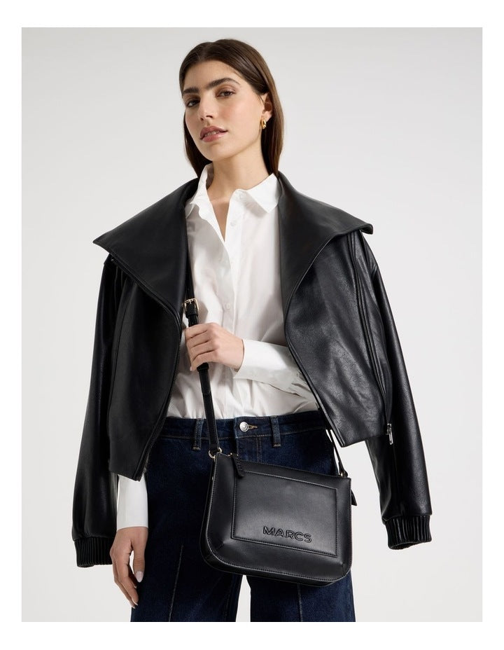 Milan Crossbody Bag in Black