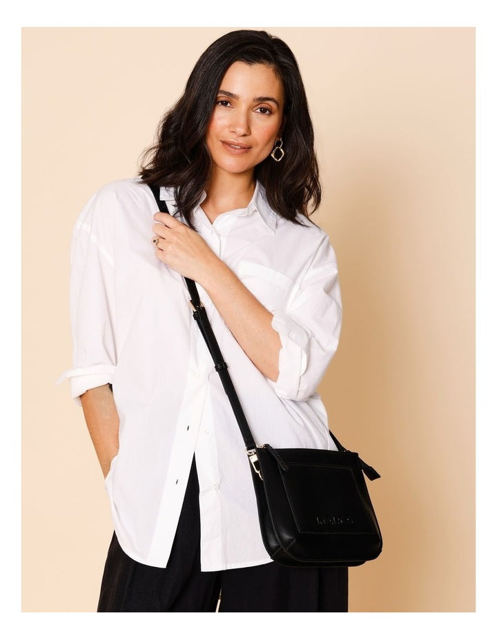 Milan Crossbody Bag in Black
