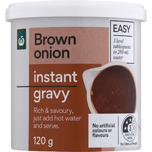 Woolworths Brown Onion Instant Gravy 120g