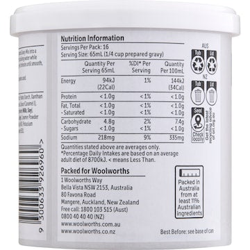 Woolworths Gravy Traditional 120g