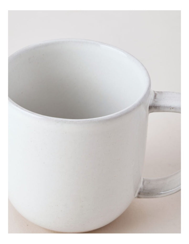 Elements Set of 4 Mugs in White