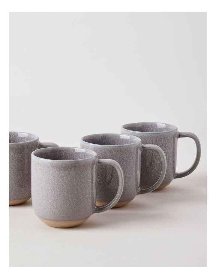 Elements Set of 4 Mugs in Grey