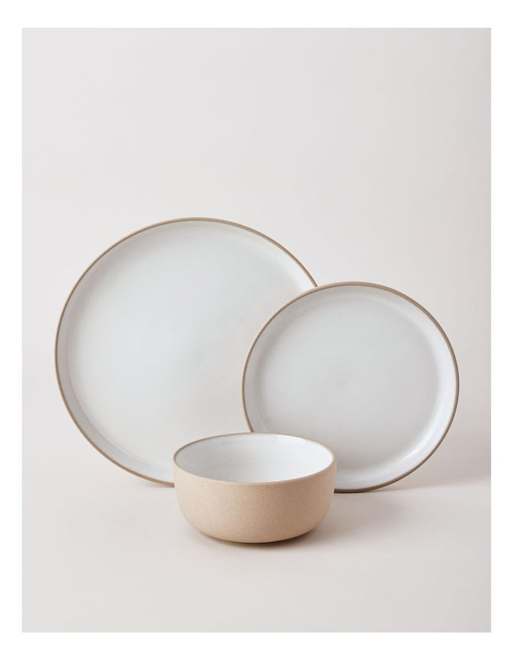 Elements 12pc Dinner Set in White