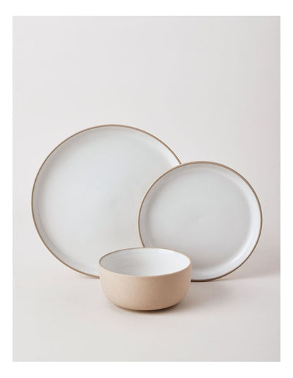 Elements 12pc Dinner Set in White