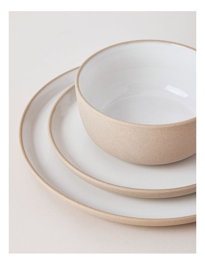 Elements 12pc Dinner Set in White