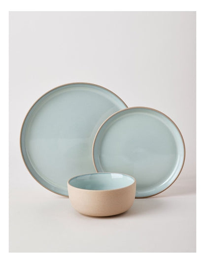 Elements 12pc Dinner Set in Green