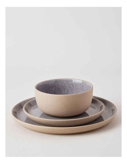 Elements 12pc Dinner Set in Grey