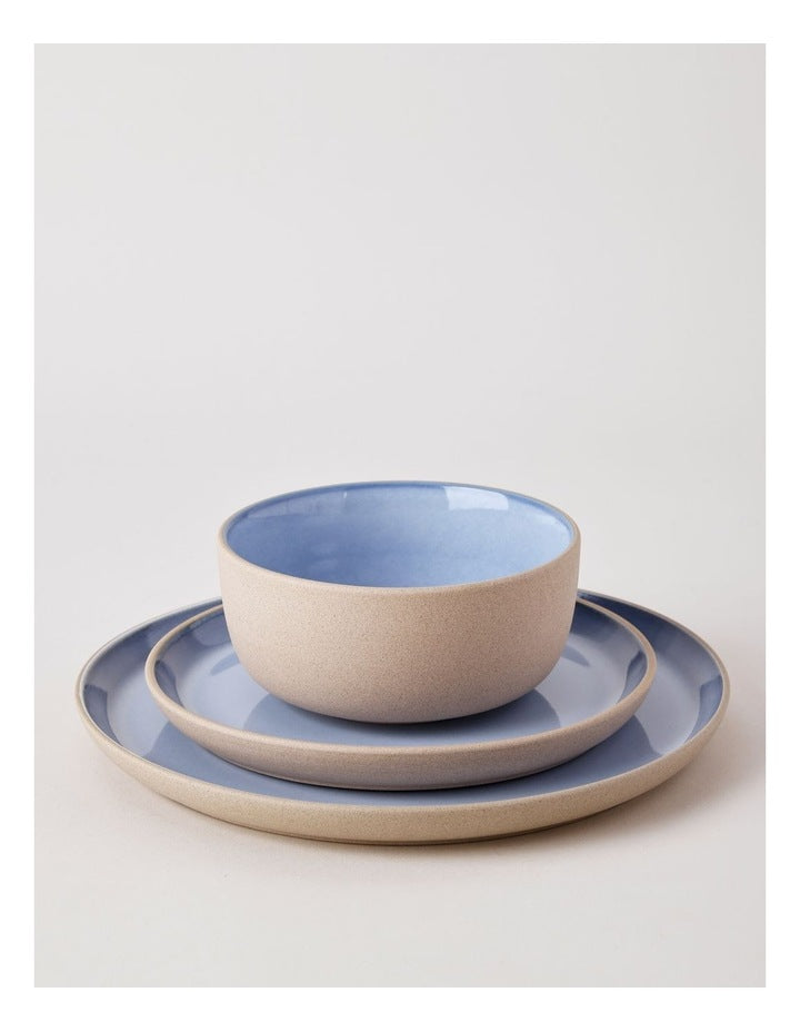 Elements 12pc Dinner Set in Blue