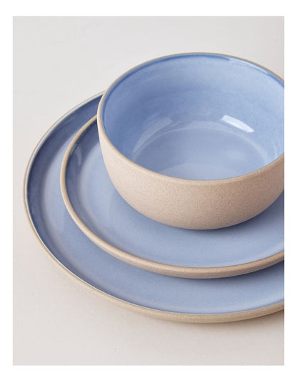 Elements 12pc Dinner Set in Blue