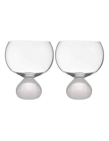 Zephyr Gin Glass 2 Pack in White