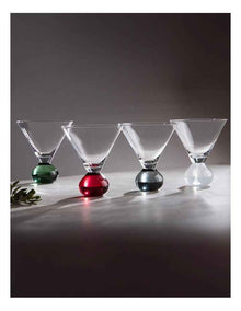 Zephyr Martini Glass 2 Pack in Ruby