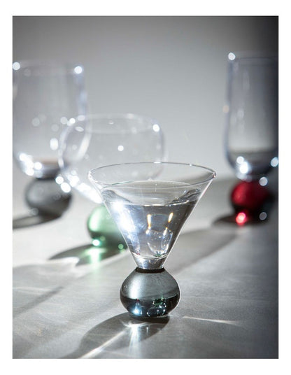 Zephyr Martini Glass 2 Pack in Ruby