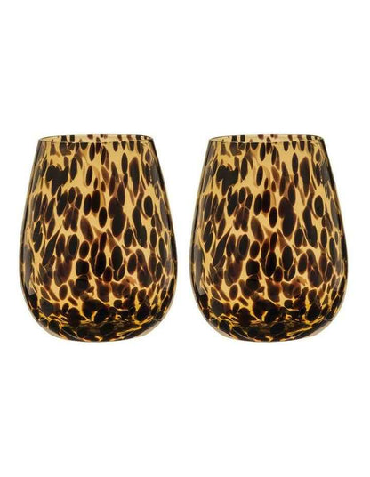 Anthea Stemless Glass 2 Pack in Multi
