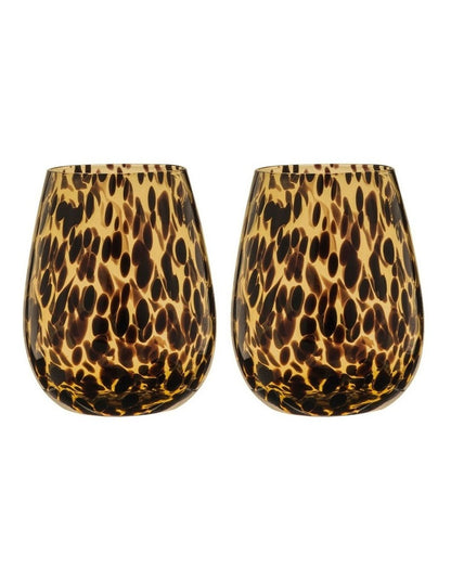 Anthea Stemless Glass 2 Pack in Multi