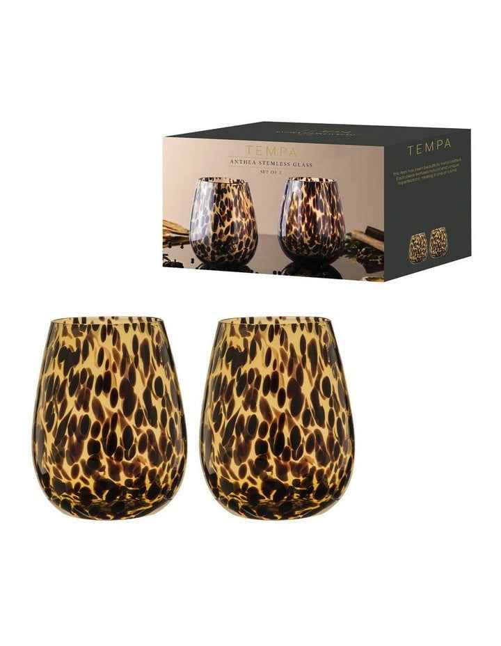 Anthea Stemless Glass 2 Pack in Multi
