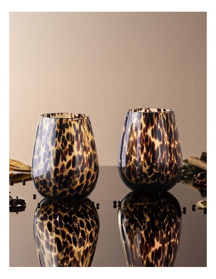 Anthea Stemless Glass 2 Pack in Multi