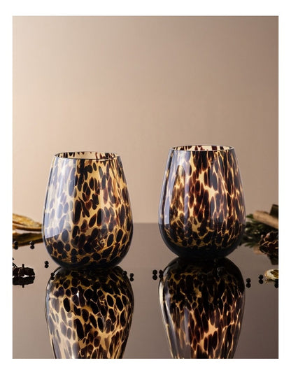 Anthea Stemless Glass 2 Pack in Multi