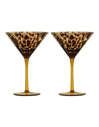 Anthea Martini Glass 2 Pack in Multi