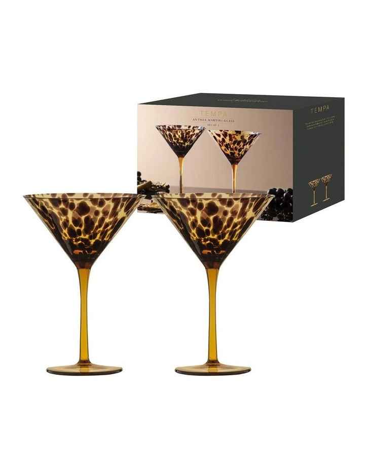 Anthea Martini Glass 2 Pack in Multi