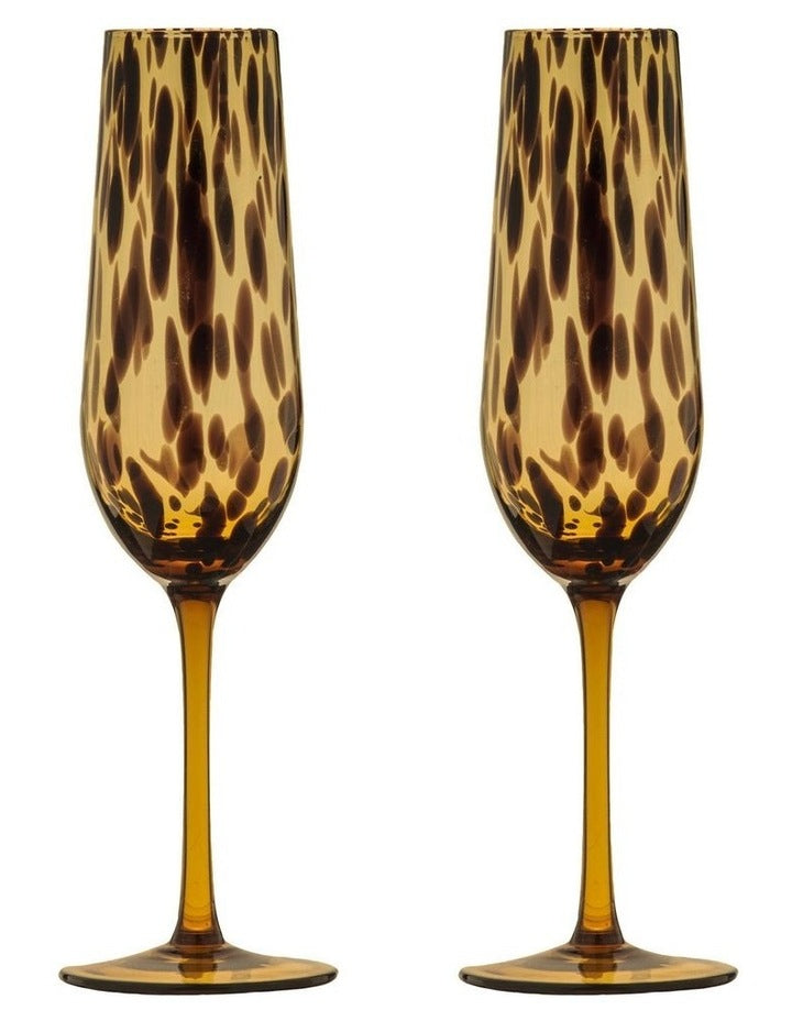 Anthea Champagne Glass 2 Pack in Multi
