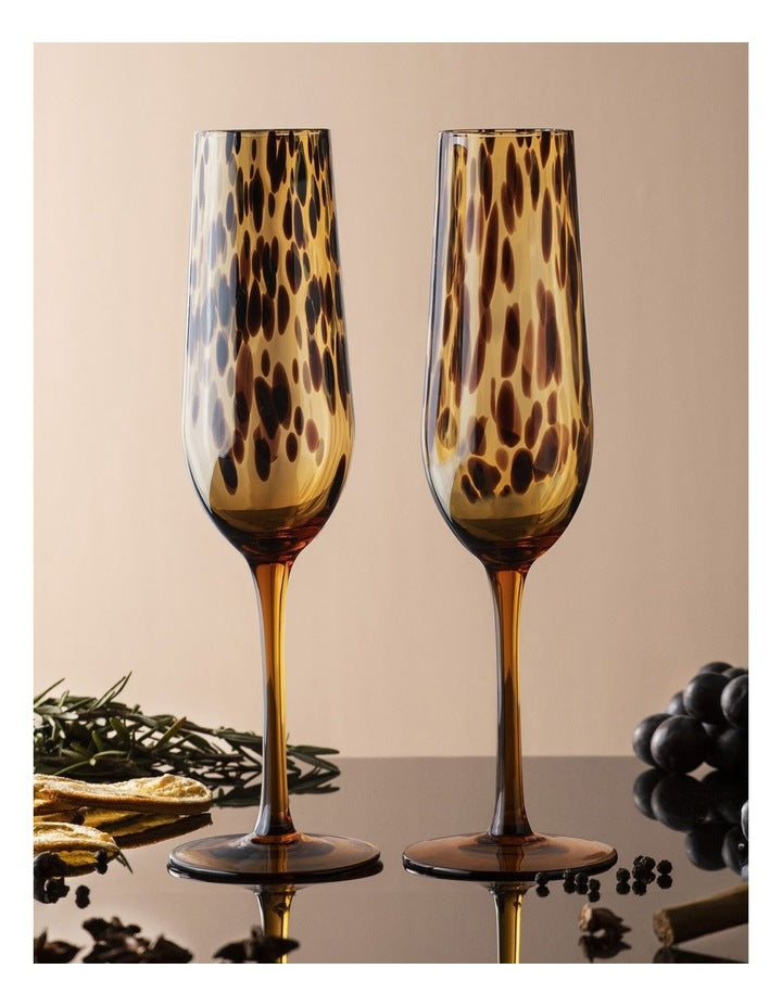 Anthea Champagne Glass 2 Pack in Multi